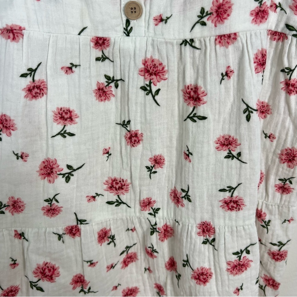Show Me Your Mumu Marisa Floral Print Mini Dress Lightweight Cotton Size S Small - Picture 7 of 14